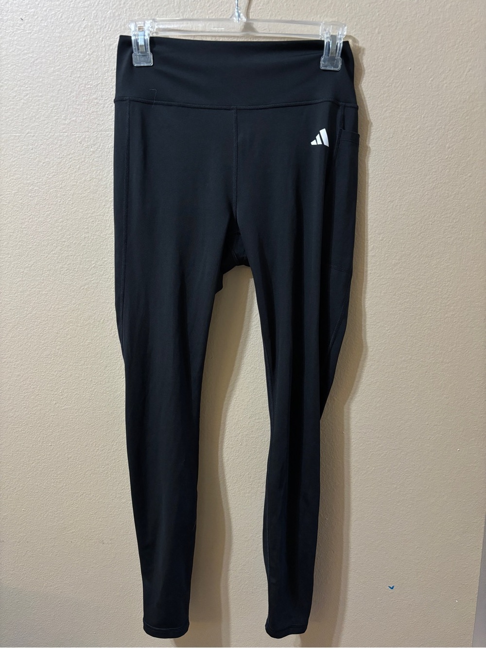 adidas Running Tights Leggings Women's Black Size Large